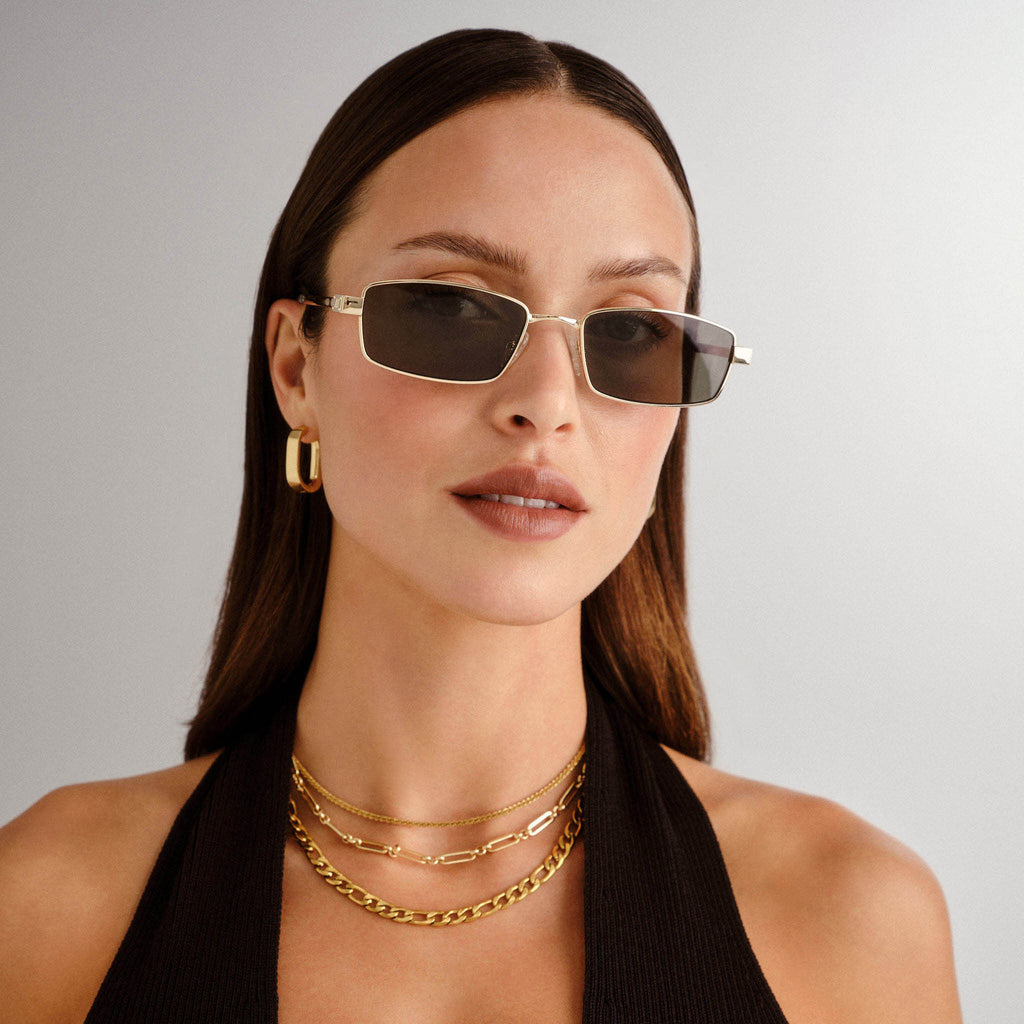 Le Specs BIZARRO BRIGHT GOLD / CLEAR - Optivog