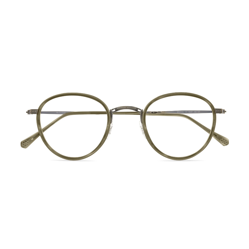 Mr. Leight Bristol C Kelp-Pewter - Optivog