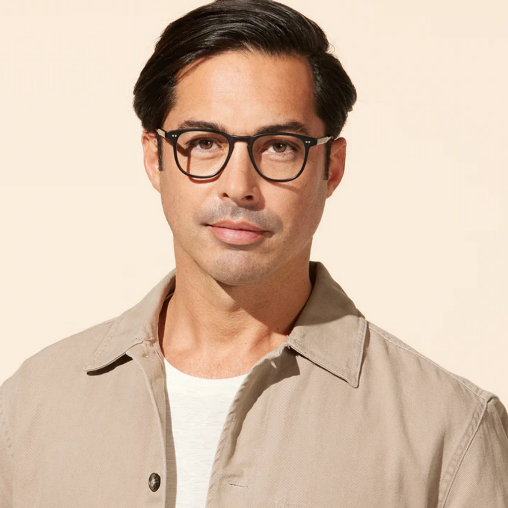 Garrett Leight Brooks Matte Black - Optivog