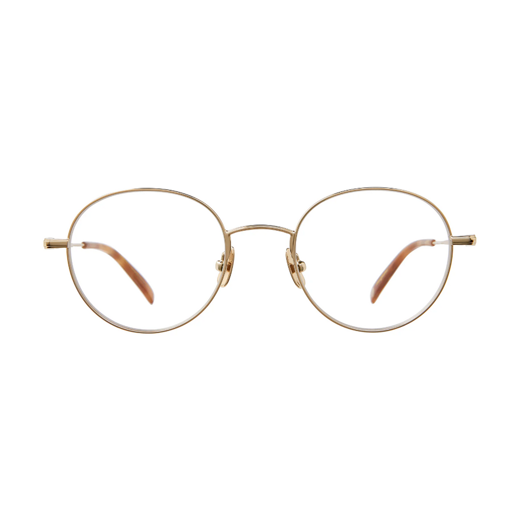 Garrett Leight Cloy II Gold-Ember Tortoise - Optivog