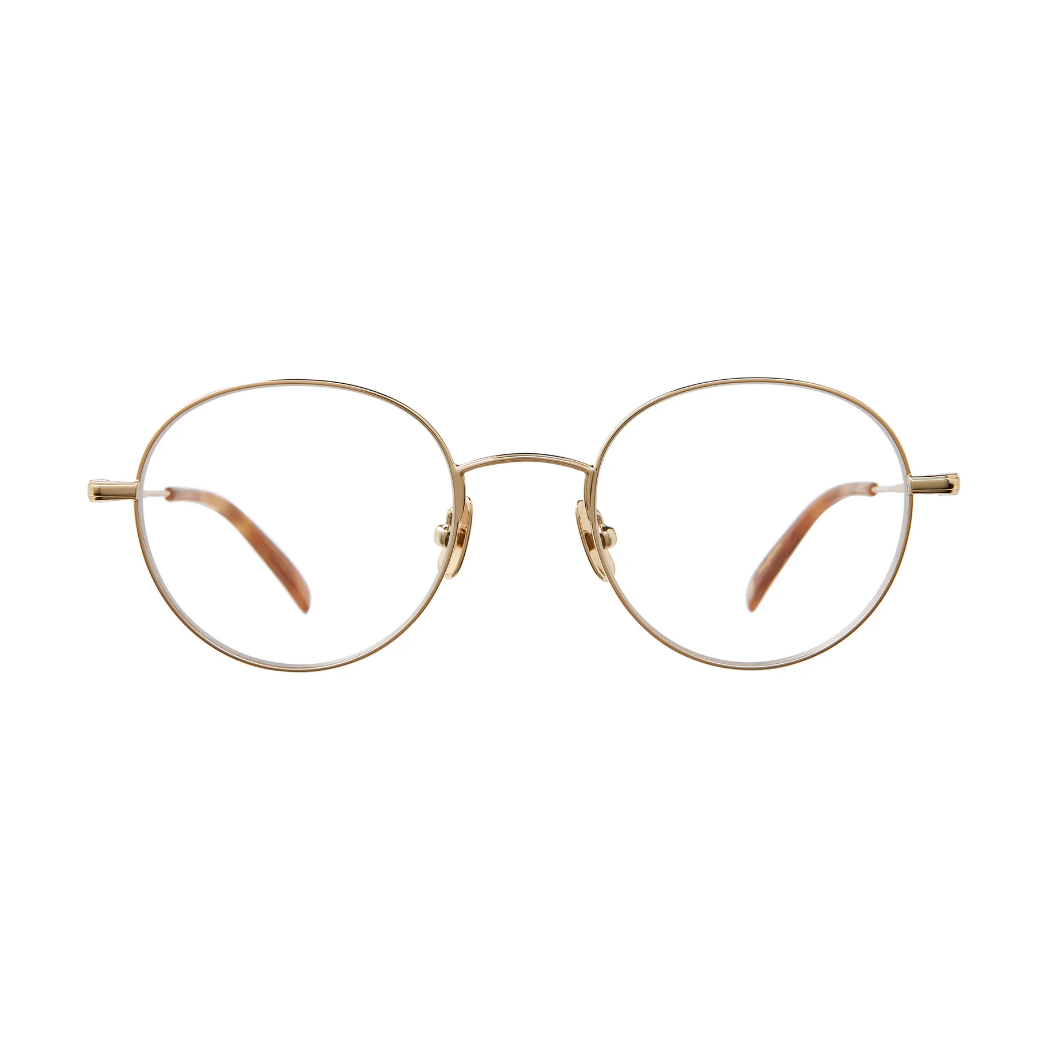 Garrett Leight Cloy II Gold-Ember Tortoise - Optivog