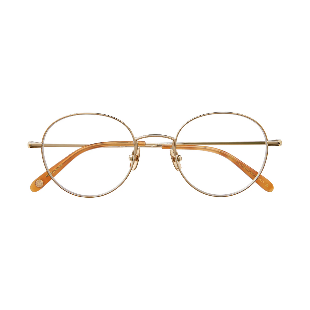 Garrett Leight Cloy II Gold-Ember Tortoise - Optivog