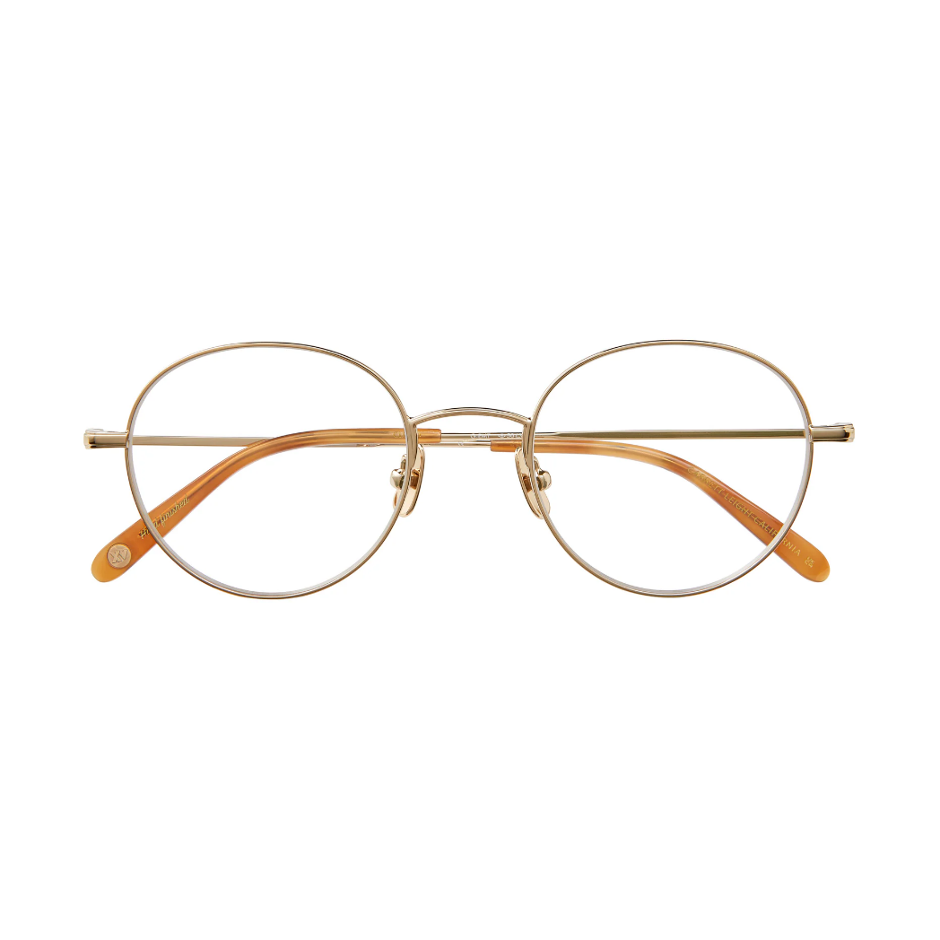 Garrett Leight Cloy II Gold-Ember Tortoise - Optivog