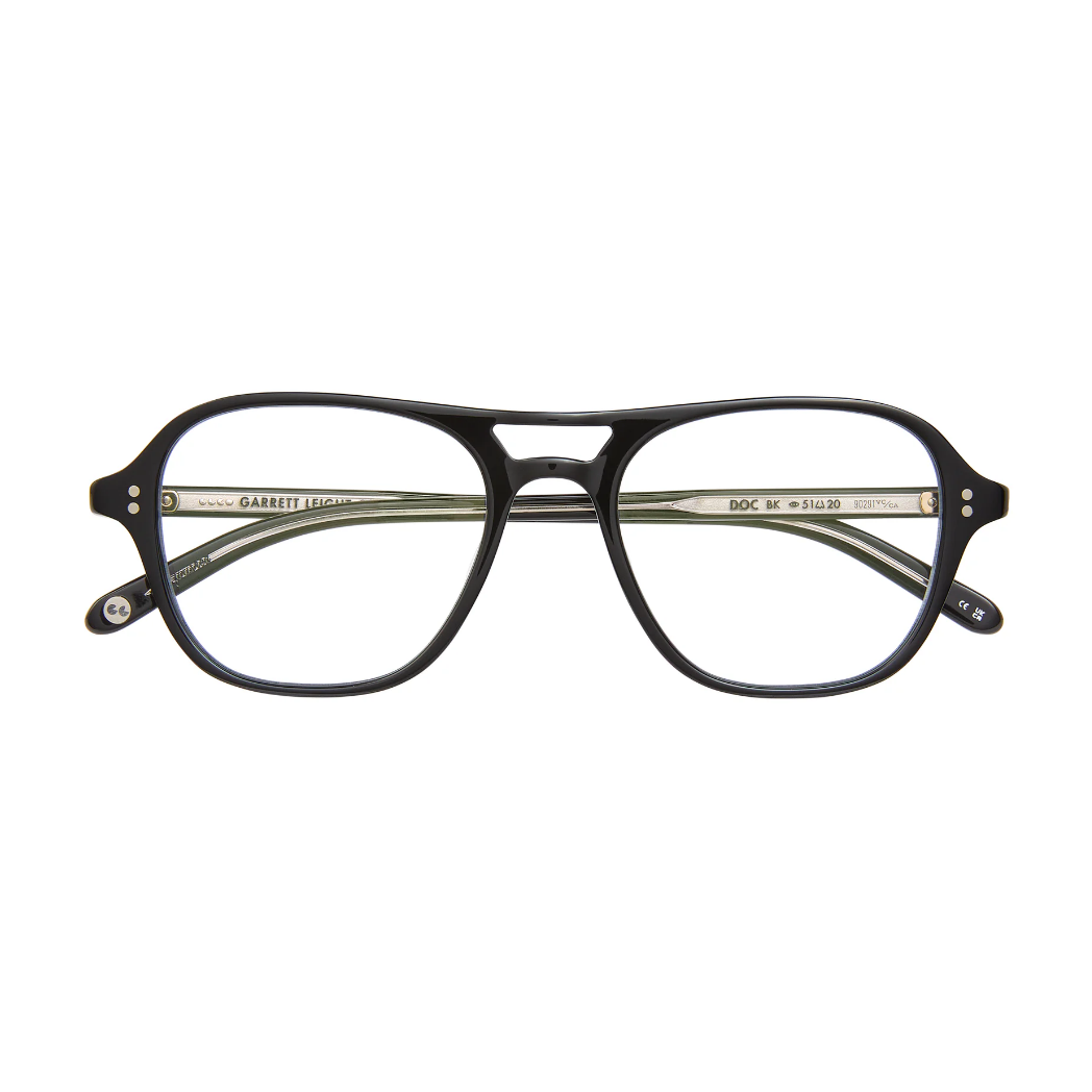 Garrett Leight DOC Black - Optivog
