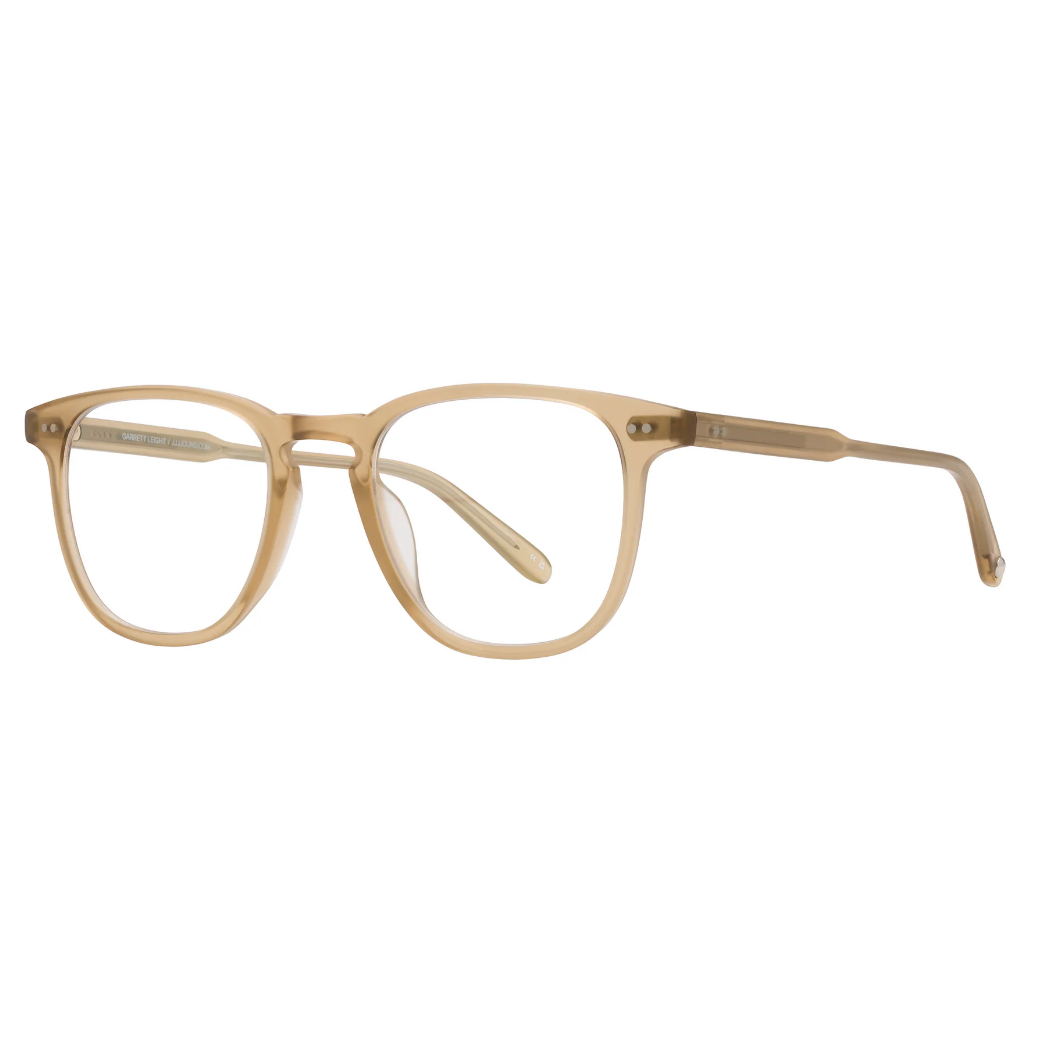 Garrett Leight GLCO Brooks X JJJJOUND Matte Bottle Glass Brown - Optivog