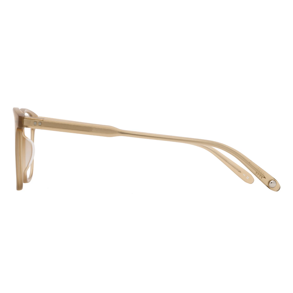 Garrett Leight GLCO Brooks X JJJJOUND Matte Bottle Glass Brown - Optivog