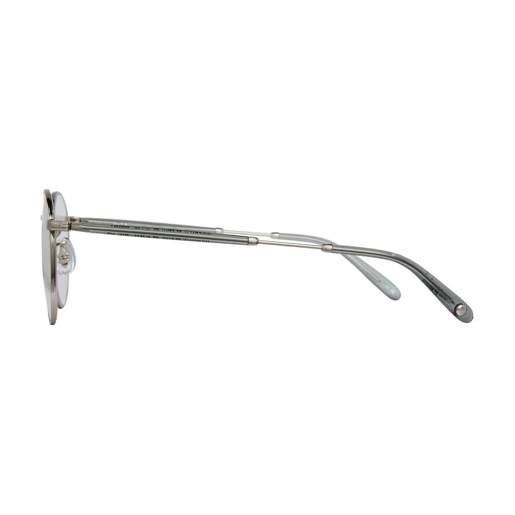 Garrett Leight Wilson M Brushed Silver-Stillwater - Optivog