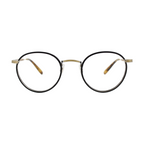 Garrett Leight Wilson Bourbon Tortoise-Matte Spotted Tortoise - Optivog