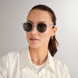 Le Specs BANDWAGON CRYSTAL CLEAR - Optivog