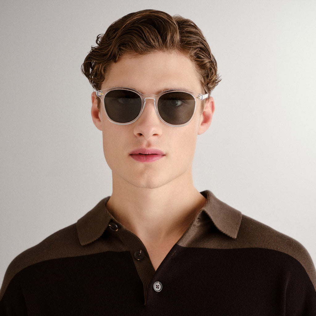Le Specs BANDWAGON CRYSTAL CLEAR - Optivog