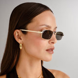 Le Specs BIZARRO BRIGHT GOLD / CLEAR - Optivog